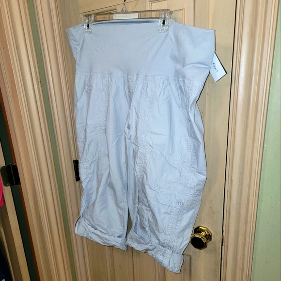 Calvin Klein Pants - Womens Plus Sz 2X NWT Calvin Klein Gray Cropped Capris Casual Pocket Pants